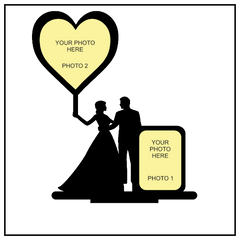 BEST COUPLES DOUBLE IMAGE STAND FRAME - Next Print