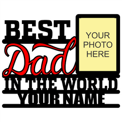 Best Dad In The World With Your Name - Next Print