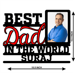 Best Dad In The World With Your Name - Next Print