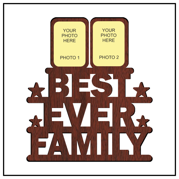 Best Ever Family Wall Frame - Next Print
