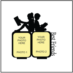 BEST FRIENDS DOUBLE IMAGE STAND FRAME - Next Print