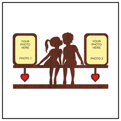 BEST LOVE NEVER BEFORE DOUBLE IMAGE WALLFRAME - Next Print