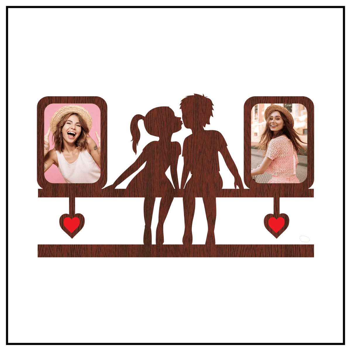 BEST LOVE NEVER BEFORE DOUBLE IMAGE WALLFRAME - Next Print