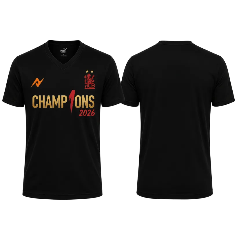 Black Trophy Edition Sports Jersey front view