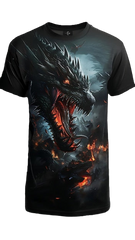 Next Print Black tshirt mockup front and back view isolated on white background