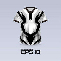 Next Print black and white racing jersey.