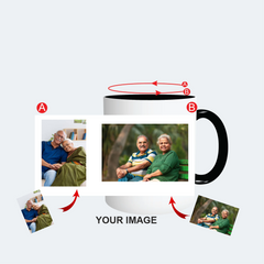 Customised Black Colour Mug