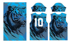 Next Print Blue Tiger Jersey.
