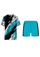 Next print Personalized Blue White Sports Kit (Jersey + Shorts) | Teamwear India