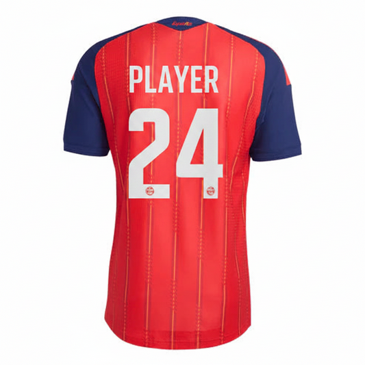 Custom Canada style football jersey with personalized name and number
