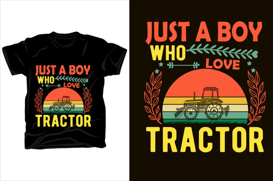 Just A Boy Who Love Tractor
