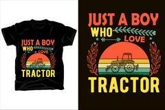 Just A Boy Who Love Tractor