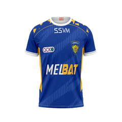 Chennaiyin FC Football Fan Jersey Front View Custom Name and Number Available