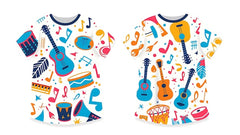 a colorful shirt with the words quot baby quot on it