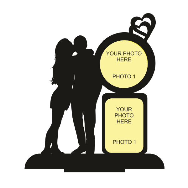 COUPLES DOUBLE IMAGE STAND FRAME 57 - Next Print