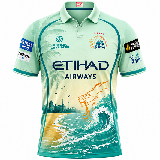 Next print CSK Cricket Jersey – Custom Name & Number Chennai Super Kings Style | NextPrint India