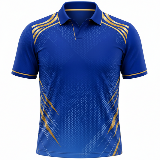 Next print Blue Cricket Team Jersey Custom Printing | Design Your Own Jersey Online India