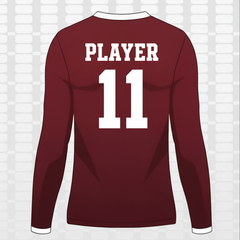 NextPrint Custom Cricket Jersey Full Sleeve with Name & Number | Personalized Sports T-Shirt for Teams | Long Sleeve Cricket Jersey India