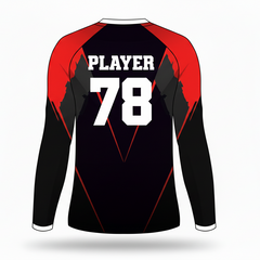 Next Print Custom Cricket Jersey Full Sleeve | Personalized Sports T-Shirt with Name & Number | Long Sleeve Team Jersey –