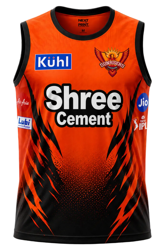 Next print Custom Printed Cricket Jersey with Name & Number | Sublimation Sports T-Shirt 180 GSM | Team & Personalised Jersey India