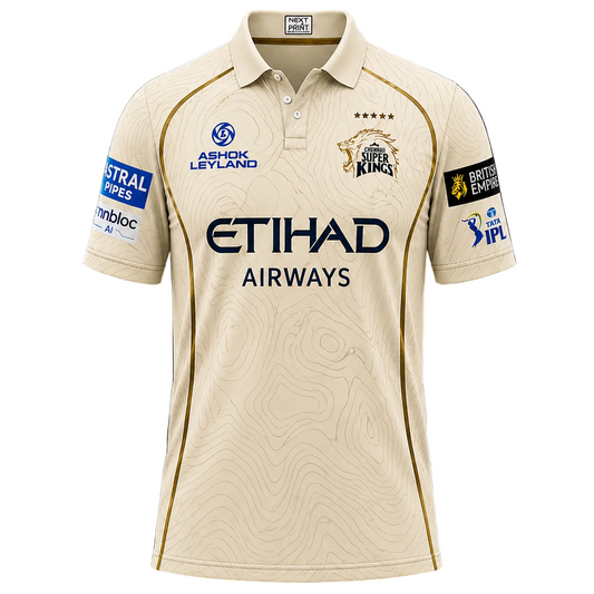 Next print Custom Printed Sports Jersey with Name & Number | Lightweight Breathable Team Uniform | India