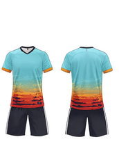 Custom gradient jersey with shorts personalized sports uniform India NextPrint