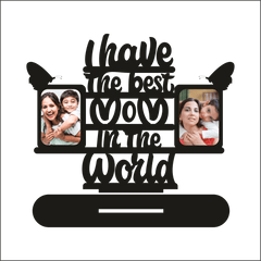 Custom Photo Printed Best Mom Stand Frame - Next Print