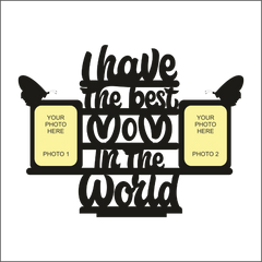 Custom Photo Printed Best Mom Stand Frame - Next Print