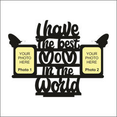 Custom Photo Printed Best Mom Stand Frame - Next Print