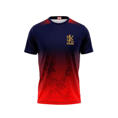Royal Challengers Bengaluru fan jersey 2026 red blue cricket t shirt