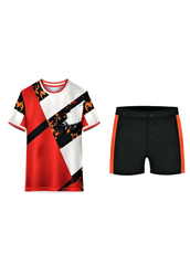 Next print Custom Cricket / Football Jersey Set with Shorts | Personalized Team Uniform India