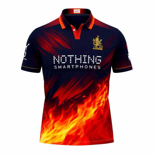 Next print Custom Cricket Jersey – Blue Red Sublimation Teamwear | Personalized Name & Number Sports T-Shirt India