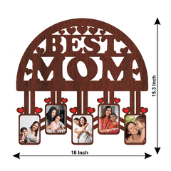 Customised Best mom Wall Frame With 5 Photos - Next Print