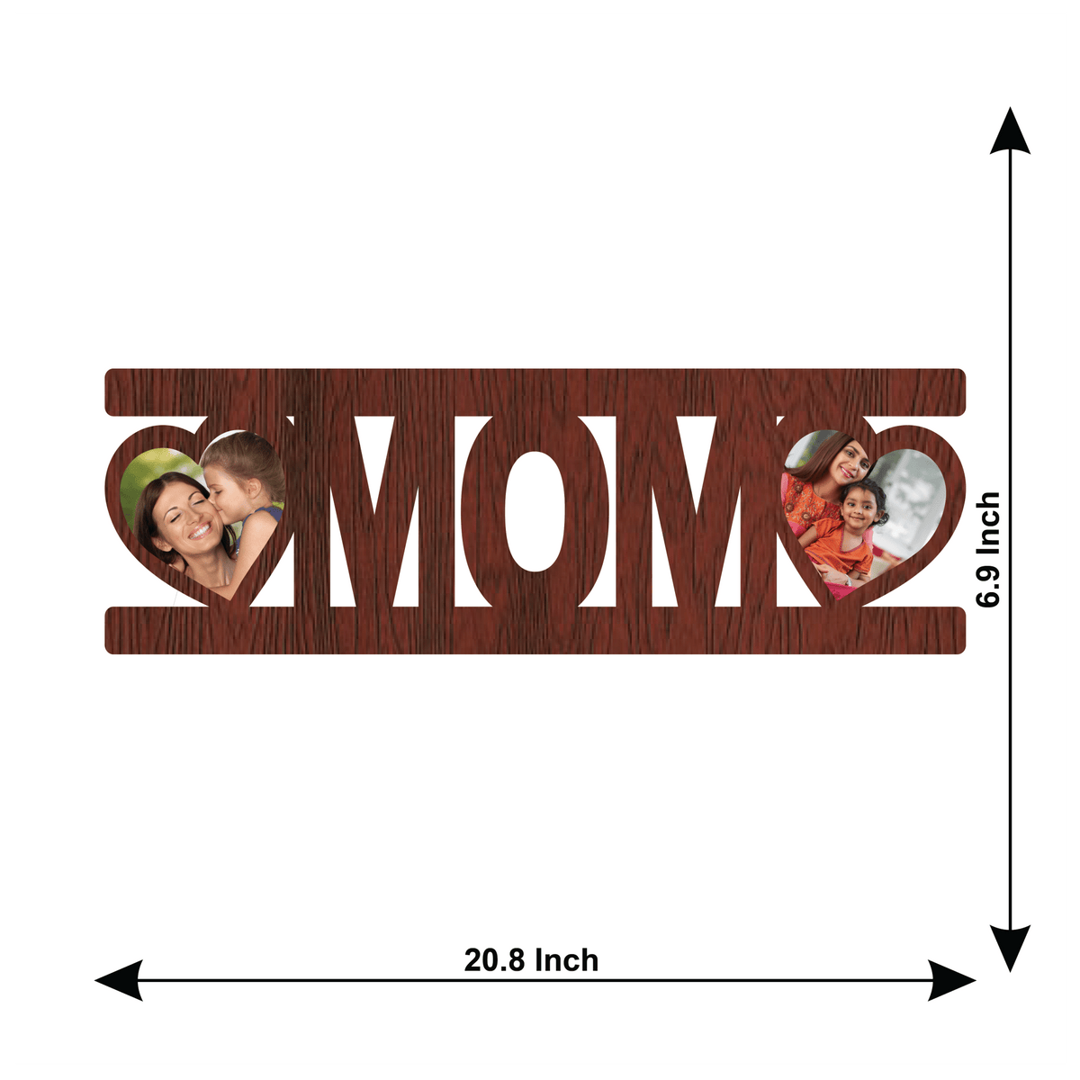 Customised Mom Wall Frame With 2 Photos - Next Print