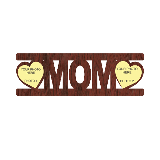 Customised Mom Wall Frame With 2 Photos - Next Print