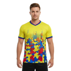 Customizable Athletic Jersey Textures Professional Football Shirt Templates
