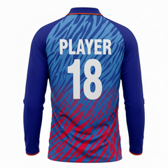 Next Print Delhi Capitals 2026 Custom Jersey – Personalized Cricket T-Shirt with Name & Number | Full Sleeve Sports Jersey India | NextPrint