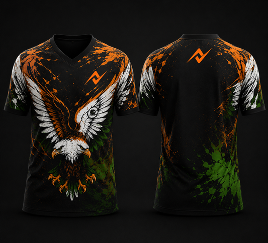 Desh Ki Shaan pride of the nation bold graphic jersey
