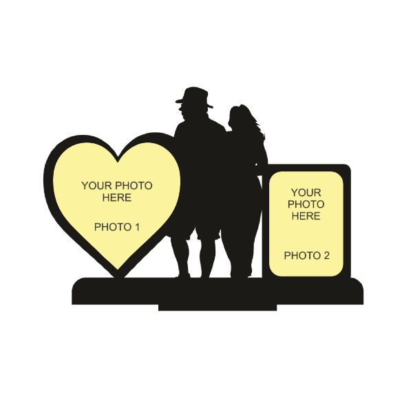 DOUBLE IMAGE COUPLES STAND FRAME - Next Print