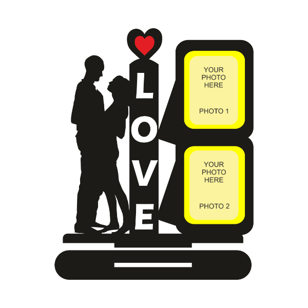 DOUBLE IMAGE LOVE STAND FRAME 51 - Next Print