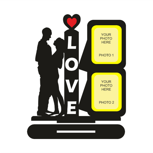 DOUBLE IMAGE LOVE STAND FRAME 51 - Next Print