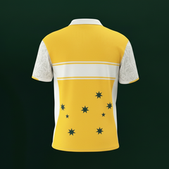 Next Print Customized Australia Yellow Jersey - Personalize with Name & Number.