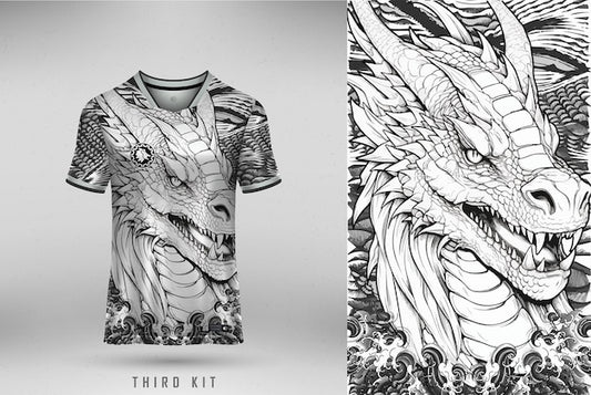 Next Print Dragon T-shirt Design Third Kit