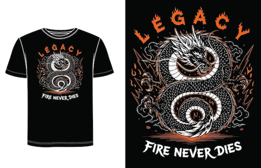 Next Print Dragon T Shirt Design