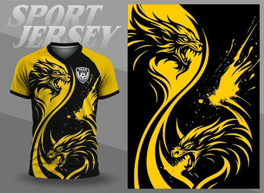 Next Print Dragon-Themed Sport Jersey Design