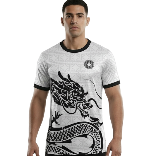 Next Print Dragon soccer football jersey sport printed t shirt.