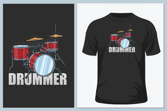 Next Print Drummer t-shirt.