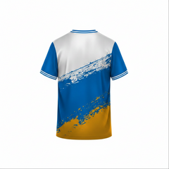 Next print yellow Grey Blue Athletic Jersey | Dry Fit Custom Sports Wear India