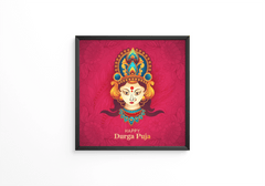 Durga pooja festival frame - Next Print