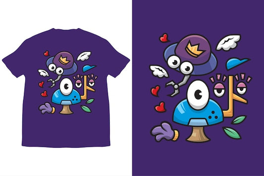 Next Print family monster doodles art